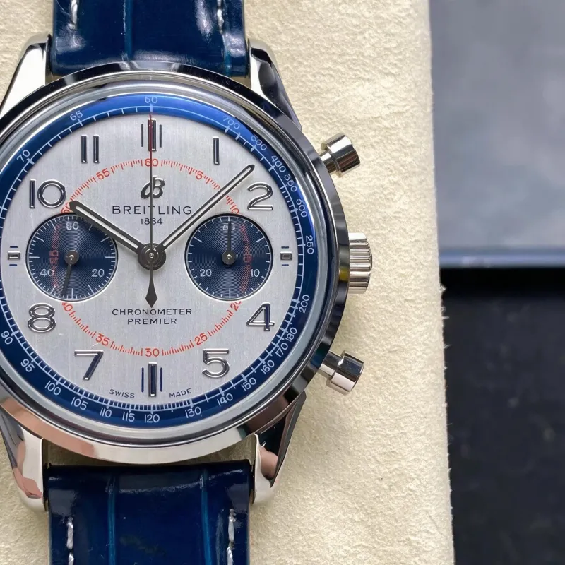 Breitling Premier AB0118A71G1P2 Replica - Quadrante Argento Acciaio Inossidabile