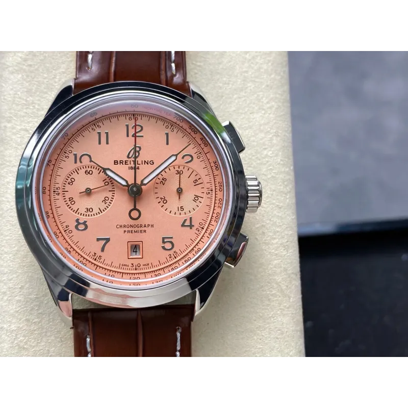 Breitling Premier B01 Chronograph 42 AB0145331K1P2 Replica - Copper Acciaio Inossidabile