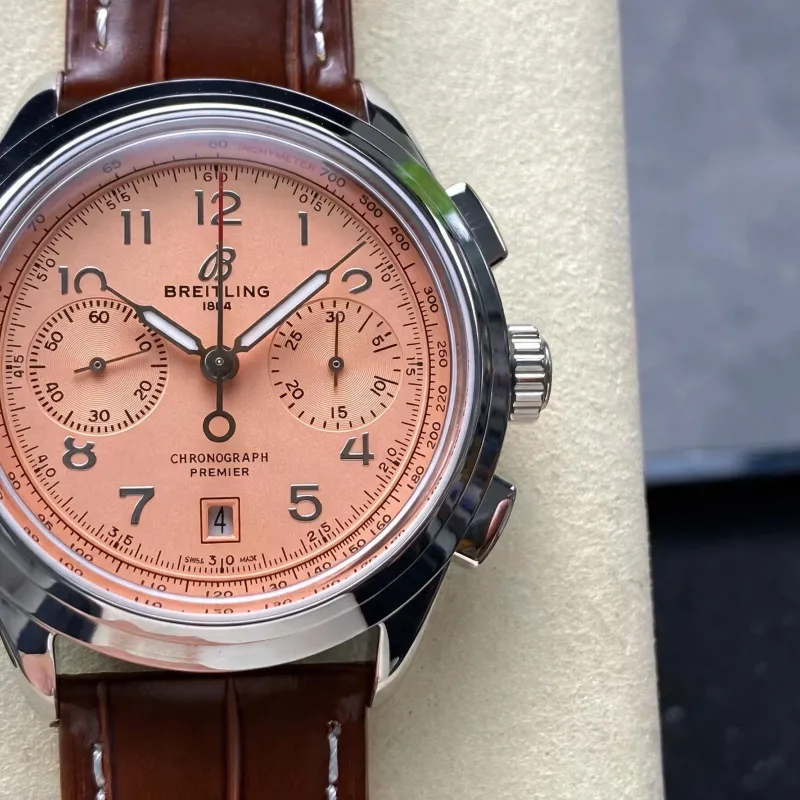 Breitling Premier B01 Chronograph 42 AB0145331K1P2 Replica - Copper Acciaio Inossidabile