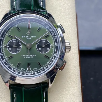 Breitling Premier B01 Chronograph 42 Bentley British Racing Green AB0118A11L1X1 Replica - Quadrante Verde