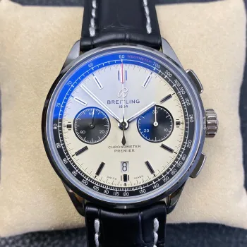 Breitling Premier AB0118221G1P2 Replica - Quadrante Argento Acciaio Inossidabile