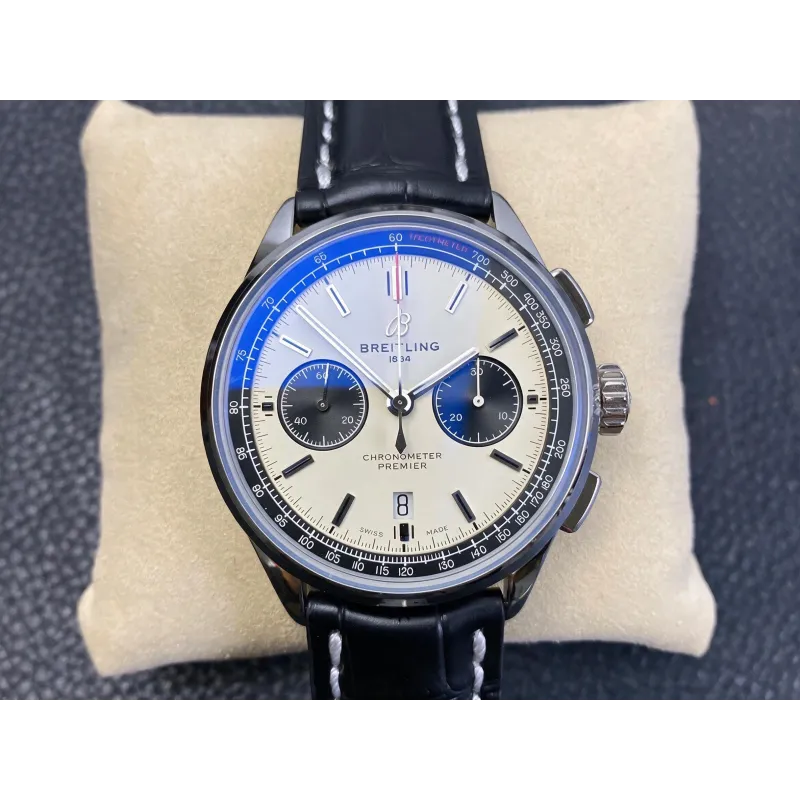 Breitling Premier AB0118221G1P2 Replica - Quadrante Argento Acciaio Inossidabile