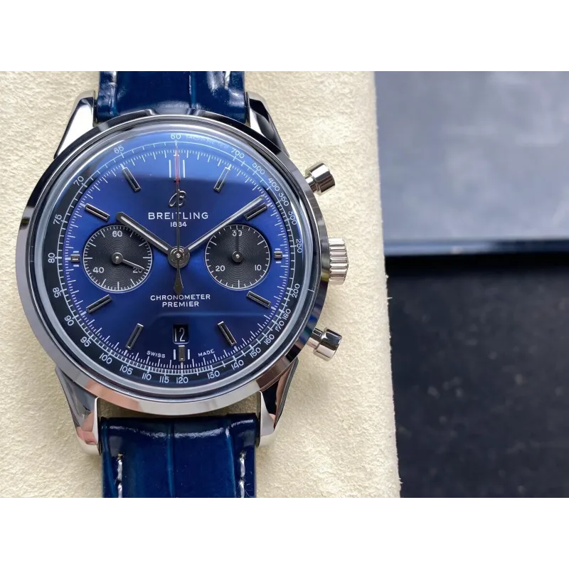 Breitling Premier AB0118A61C1P2 Replica - Quadrante Blu Acciaio Inossidabile