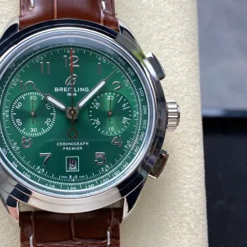 Breitling Premier B01 Chronograph 42 AB0145371L1P1 Replica - Quadrante Verde