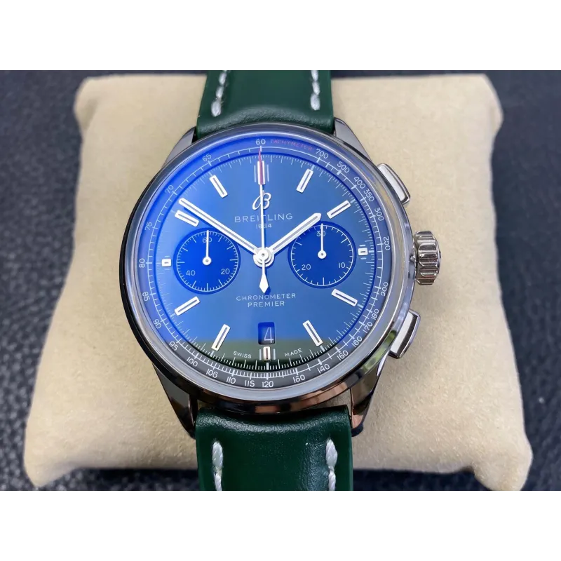 Breitling Premier AB0118221L1P2 Replica - Quadrante Verde Acciaio Inossidabile