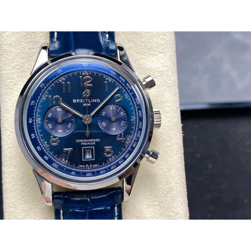 Breitling Premier AB0145171C1P2 Replica - Quadrante Blu Acciaio Inossidabile