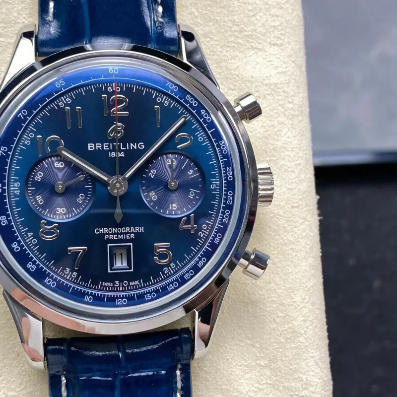 Breitling Premier AB0145171C1P2 Replica - Quadrante Blu Acciaio Inossidabile