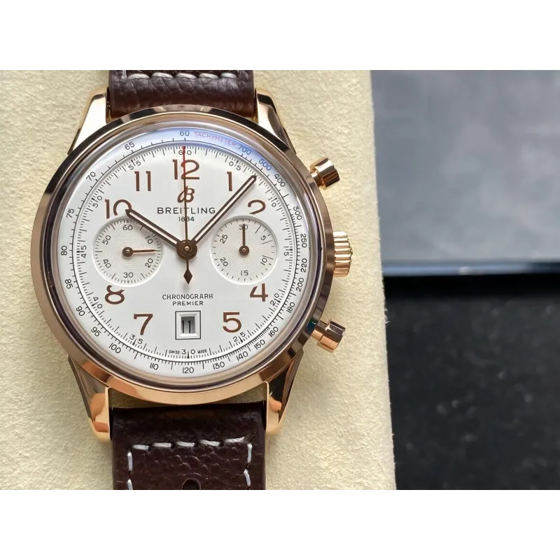 Breitling Premier RB0145371G1P2 Replica - Quadrante Argento Bicolore