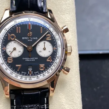Breitling Premier AB0118A21B1X1 Replica - Quadrante Nero Bicolore