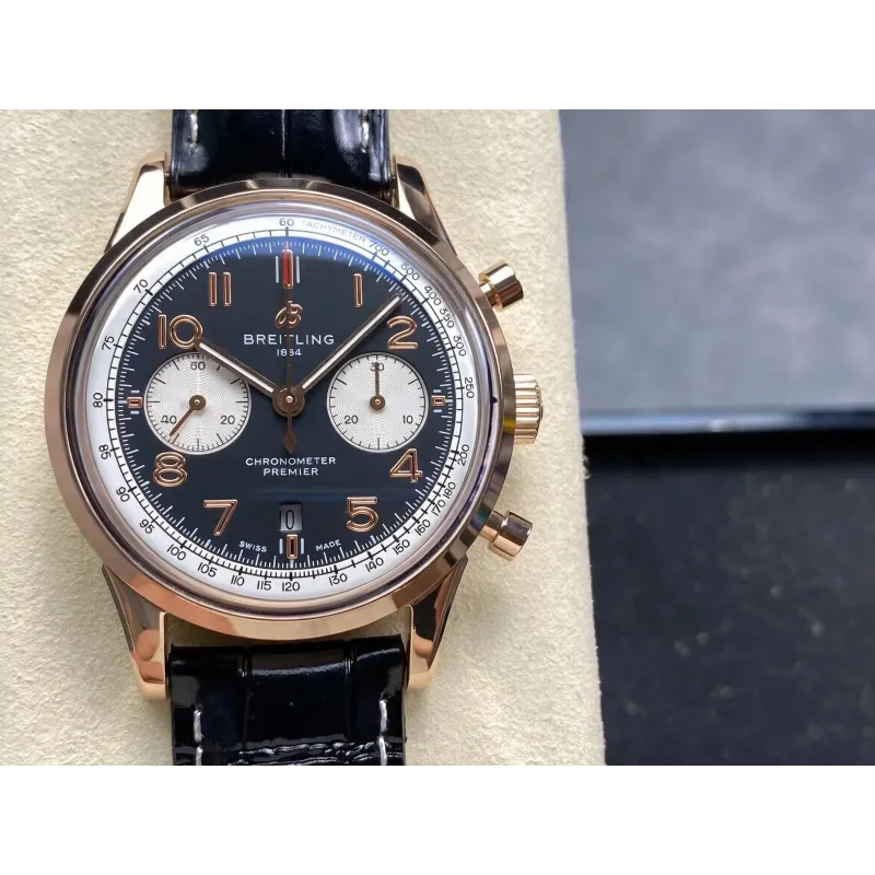 Breitling Premier AB0118A21B1X1 Replica - Quadrante Nero Bicolore