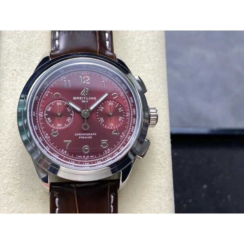 Breitling Premier B09 Chronograph 40 AB0930D41K1P1 Replica - Quadrante Rosso
