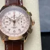 Breitling Premier B09 Chronograph 40 Rose Gold RB0930371G1P1 Replica - Quadrante Argento