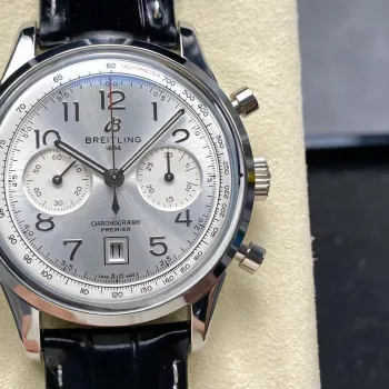Breitling Premier AB0930371G1P1 Replica - Quadrante Argento Acciaio Inossidabile