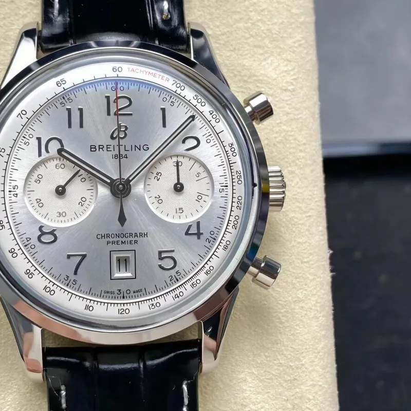 Breitling Premier AB0930371G1P1 Replica - Quadrante Argento Acciaio Inossidabile
