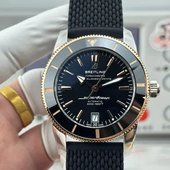 Breitling Superocean Heritage Automatic UB2010121B1S1 Replica - Quadrante Nero Cinturino Caucciu