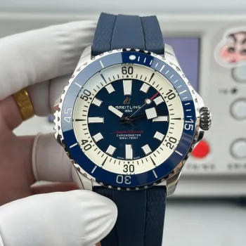 Breitling Superocean Automatic 46 A17378211B1S1 Replica - Cream Cinturino Caucciu