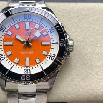 Breitling Superocean Automatic 42 A17376211O2A1 Replica - Quadrante Arancione