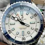 Breitling Superocean A17375E71G1S1 Replica - Quadrante Argento Lunetta Scanalata