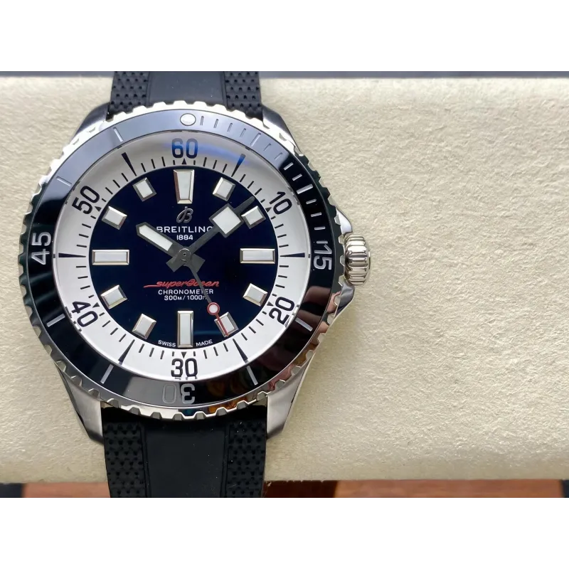 Breitling Superocean 42 A17376211B1S1 Replica - Quadrante Nero Acciaio Inossidabile