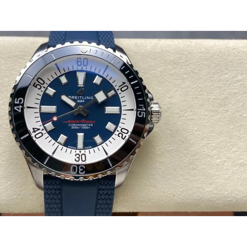 Breitling Superocean 42 A17376211C1S1 Replica - Quadrante Blu Acciaio Inossidabile