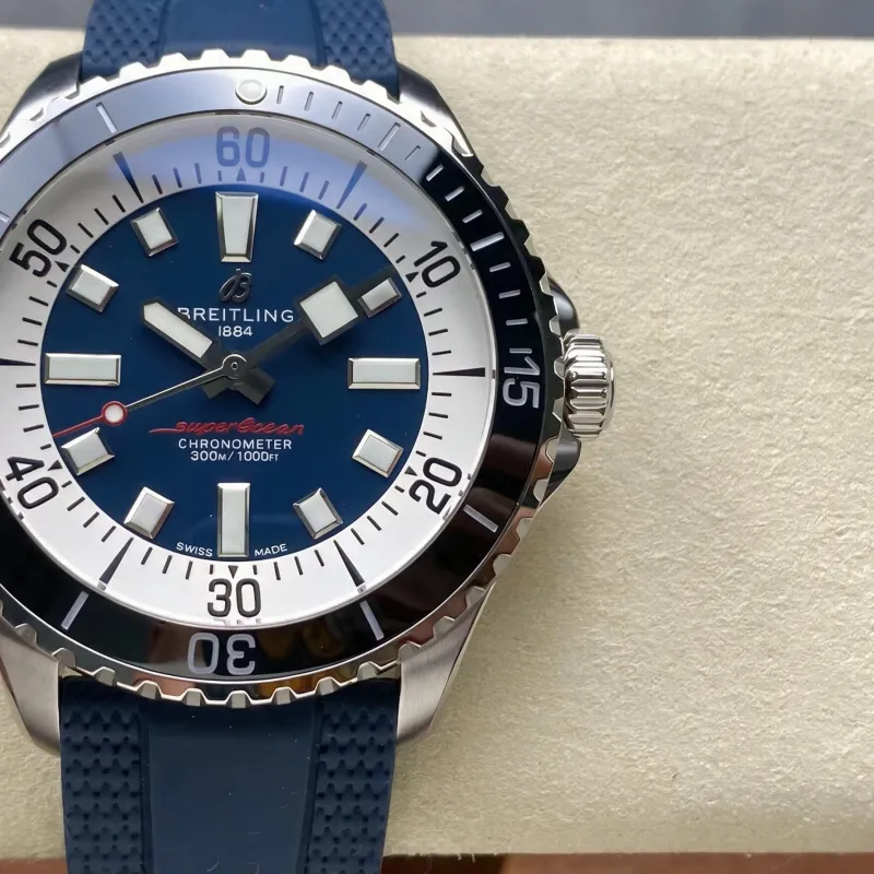 Breitling Superocean 42 A17376211C1S1 Replica - Quadrante Blu Acciaio Inossidabile
