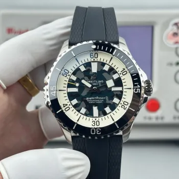 Breitling Superocean E10379351B1S1 Replica - Quadrante Blu Cinturino Caucciu