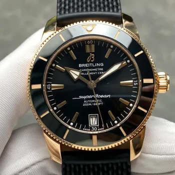 Breitling Superocean Heritage RB2010121B1S1 Replica - Quadrante Nero Lunetta Scanalata