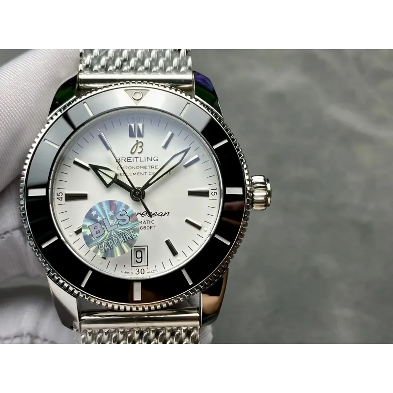 Breitling Superocean Heritage II B20 Automatic 42 AB201012/G827-154A Replica - Quadrante Argento