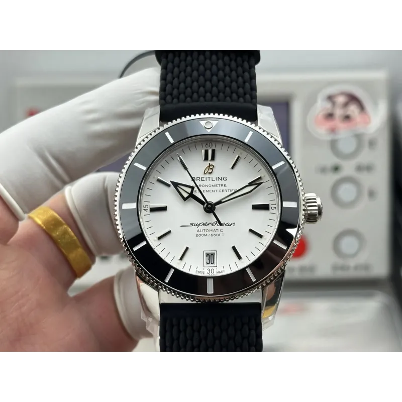 Breitling Superocean Heritage AB201012 Replica - Quadrante Argento Maglia Milanese