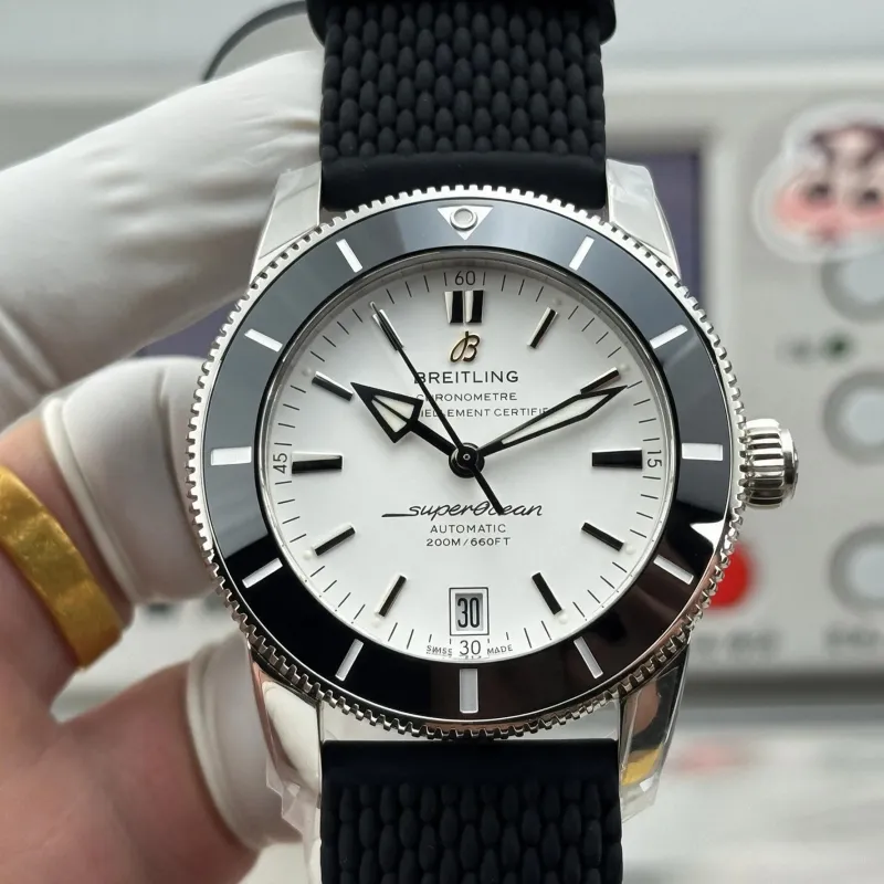 Breitling Superocean Heritage AB201012 Replica - Quadrante Argento Maglia Milanese