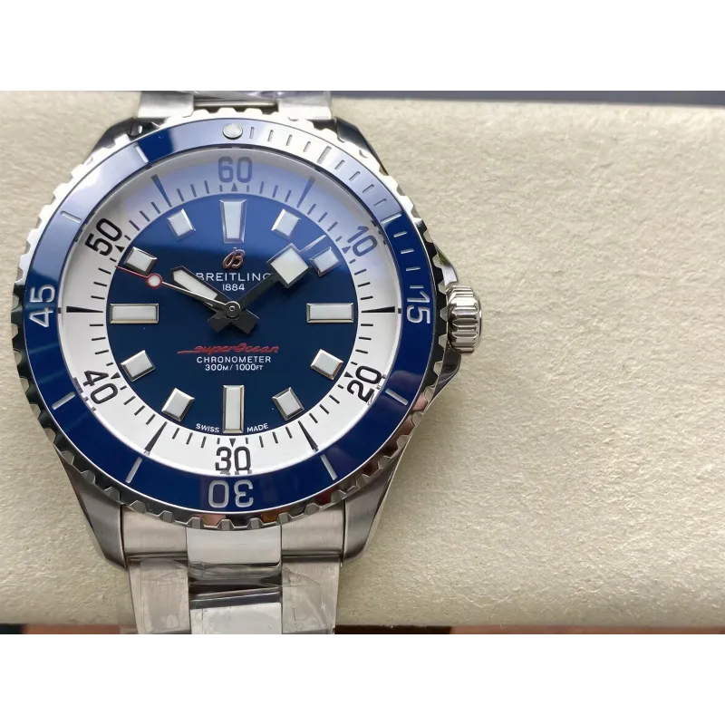 Breitling Superocean A17375E71C1A1 Replica - Quadrante Blu Acciaio Inossidabile