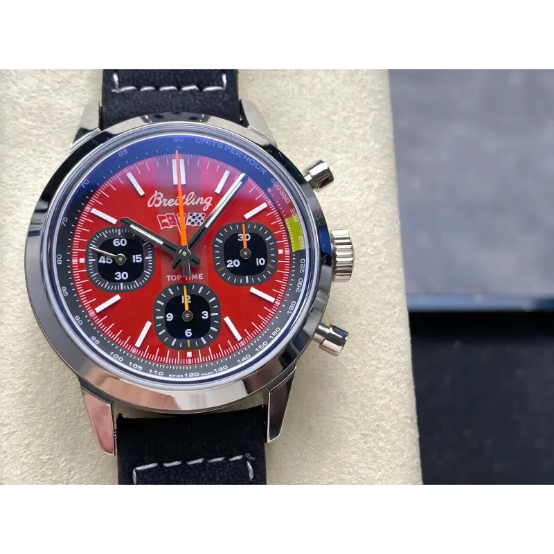 Breitling Top Time B01 Chevrolet Corvette AB01761A1K1X1 Replica - Quadrante Rosso