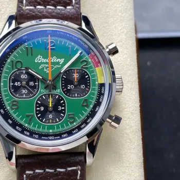 Breitling Top Time B01 Ford Mustang AB01762A1L1X1 Replica - Quadrante Verde