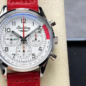 Breitling Top Time B01 Ford Thunderbird Chronograph AB01766A1A1X1 Replica - Quadrante Bianco