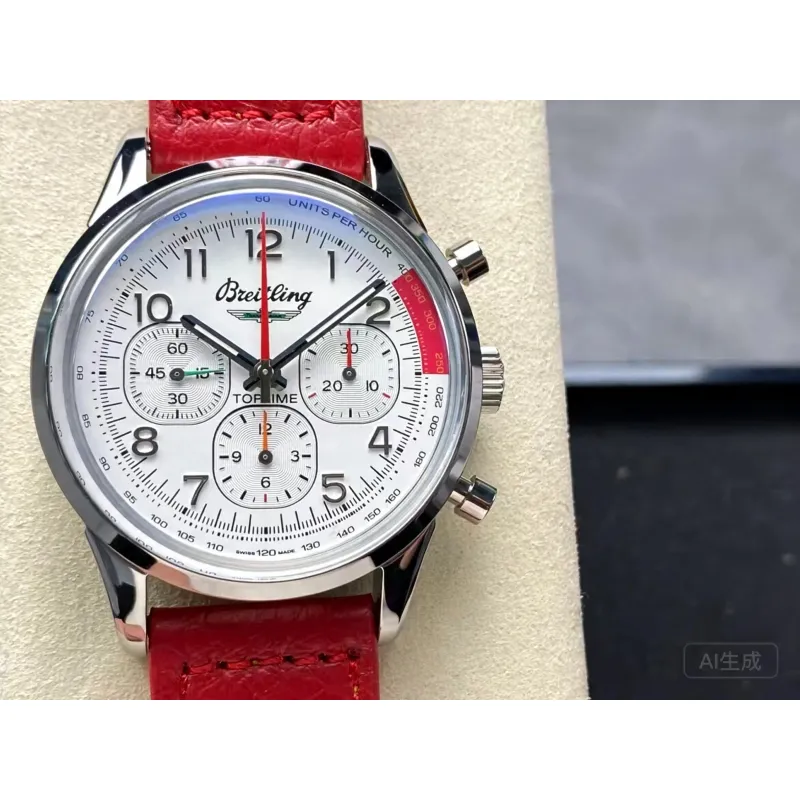 Breitling Top Time B01 Ford Thunderbird Chronograph AB01766A1A1X1 Replica - Quadrante Bianco