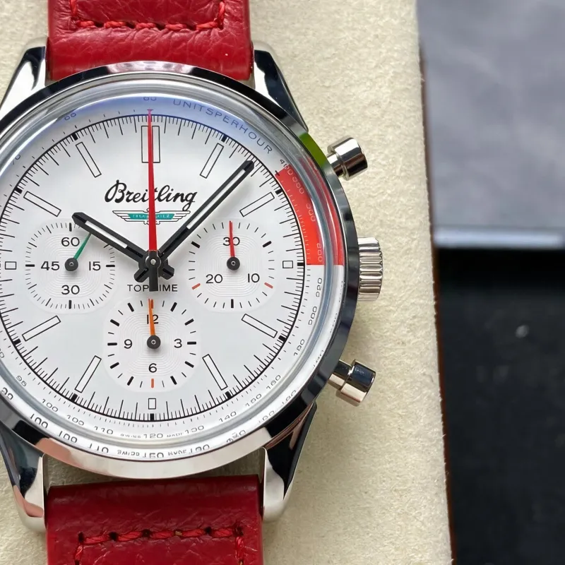 Breitling Top Time AB01766A1A1X1 Replica - Quadrante Bianco Acciaio Inossidabile