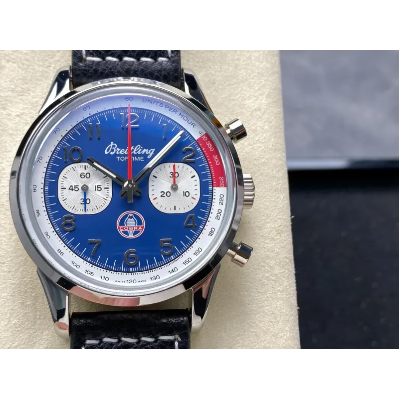 Breitling Top Time B01 Shelby Cobra AB01763A1C1X1 Replica - Quadrante Blu