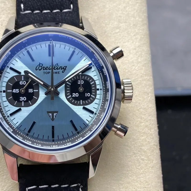 Breitling Top Time B01 AB01764A1C1X1 Replica - Quadrante Blu Acciaio Inossidabile