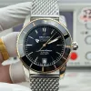 Breitling Superocean Heritage UB2010121B1A1 Replica - Quadrante Nero Maglia Milanese