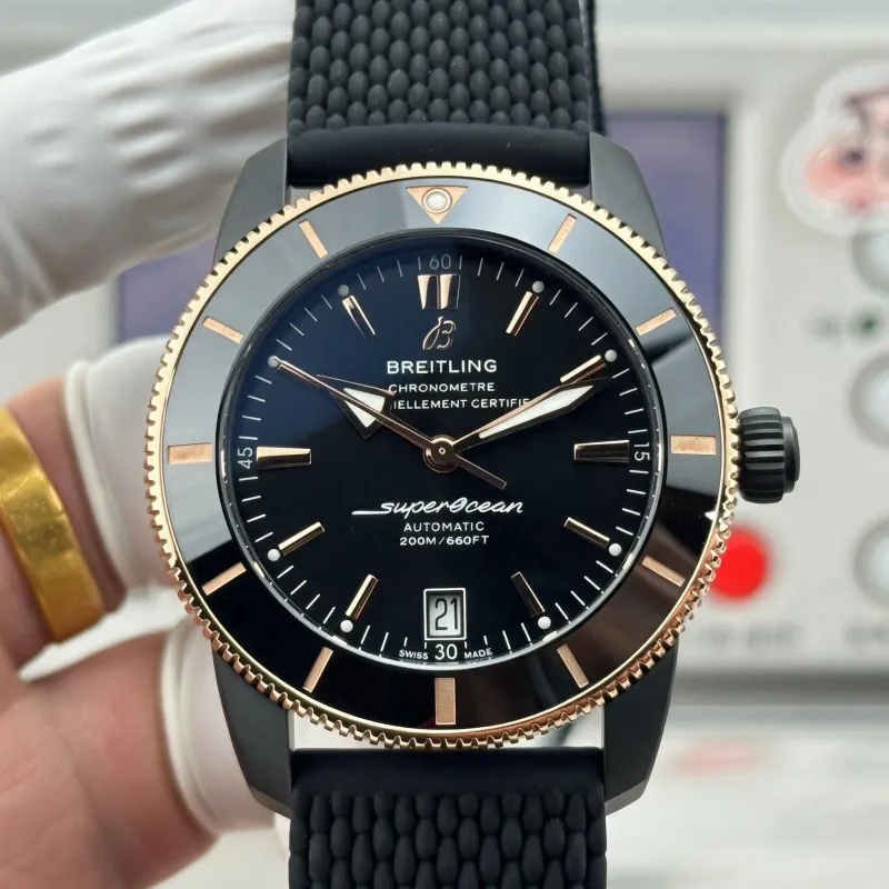 Breitling Superocean Heritage UB20303A1B1S1 Replica - Quadrante Nero Acciaio Inossidabile