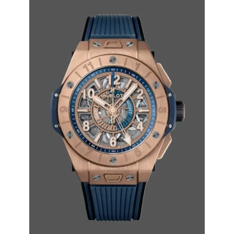 Hublot Big Bang Unico 471.OX.7128.RX Replica - Cinturino Caucciu Oro Rosa