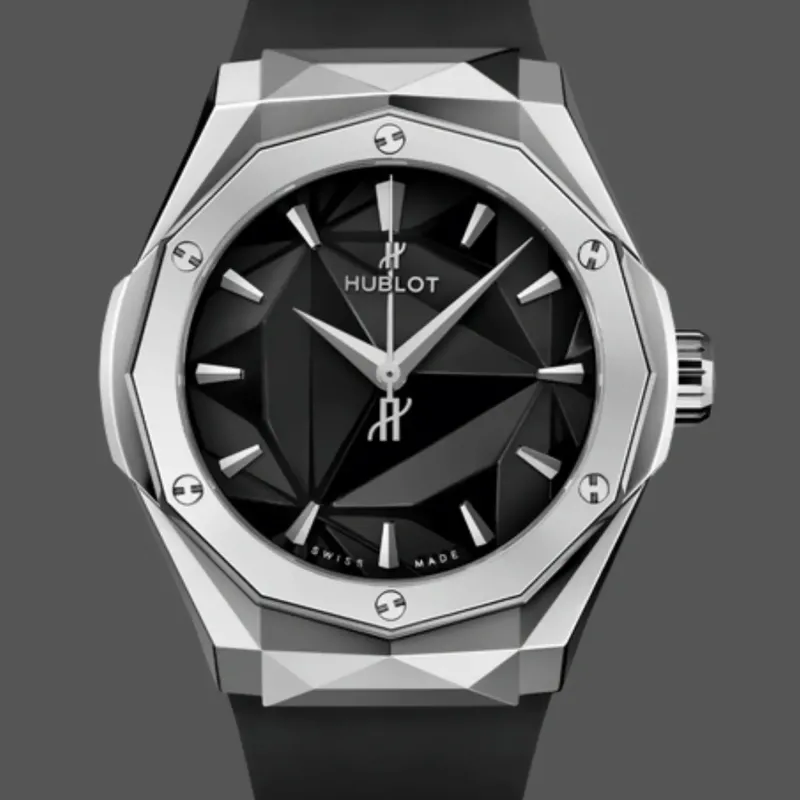 Hublot Classic Fusion Orlinski Titanium 550.NS.1800.RX.ORL19 Replica - Quadrante Nero
