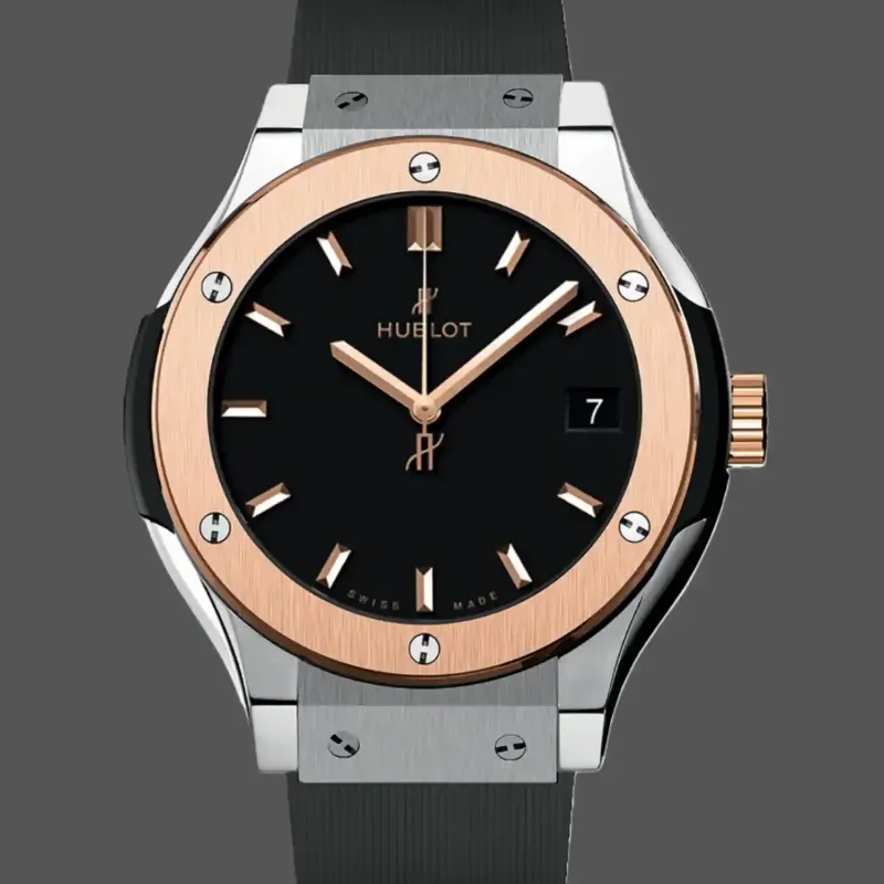 Hublot Classic Fusion 542.NO.1181.RX Replica - Quadrante Nero Cinturino Caucciu