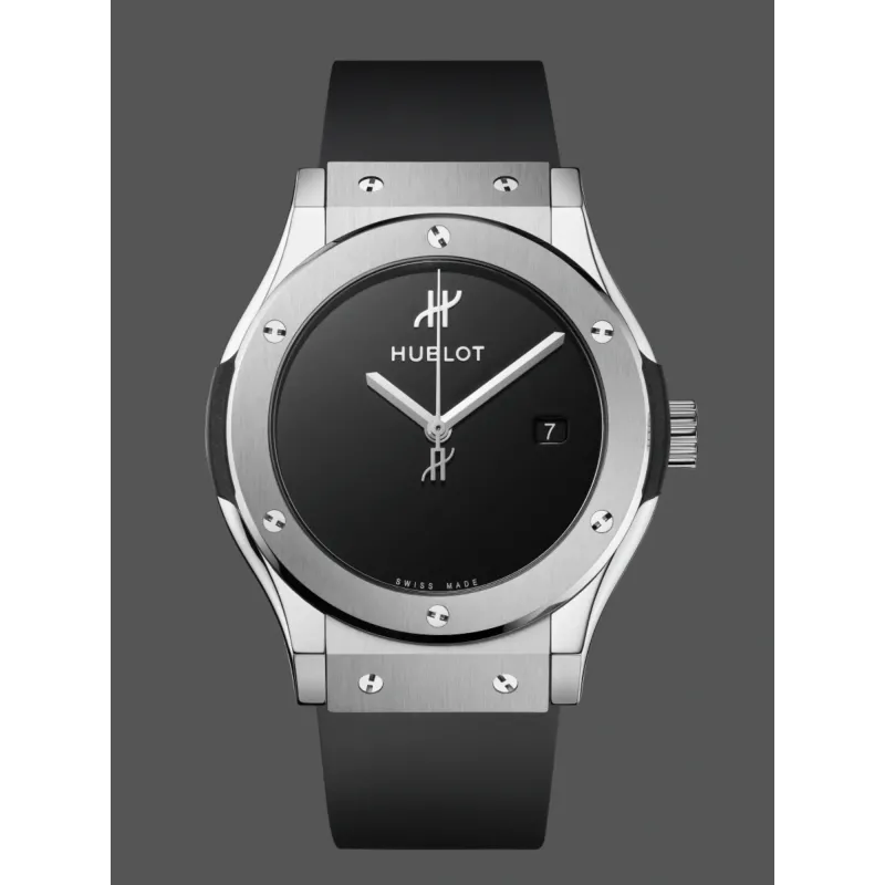 Hublot Classic Fusion 542.NX.1270.RX.MDM Replica - Quadrante Nero Cinturino Caucciu