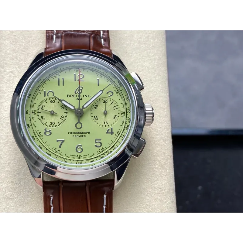 Breitling Premier Pistachio B09 Chronograph 40 AB0930D31L1P1 Replica - Quadrante Verde