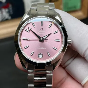 Omega Aqua Terra Unisex 220.10.34.20.10.003 Replica - Quadrante Rosa Acciaio Inossidabile
