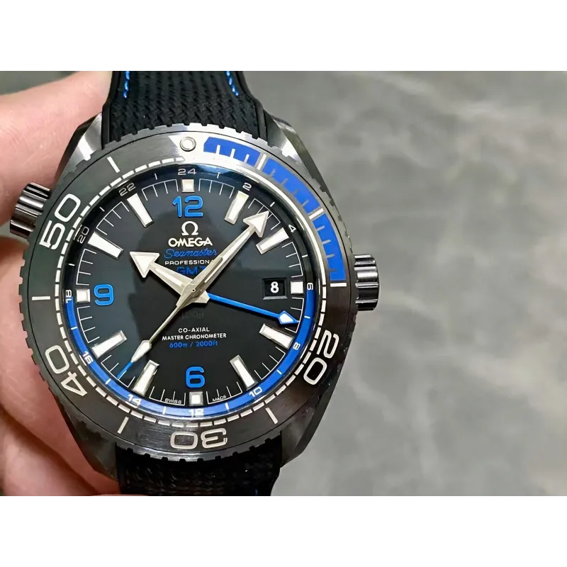 Omega Seamaster Planet Ocean 215.92.46.22.01.002 Replica - Quadrante Nero Ceramica