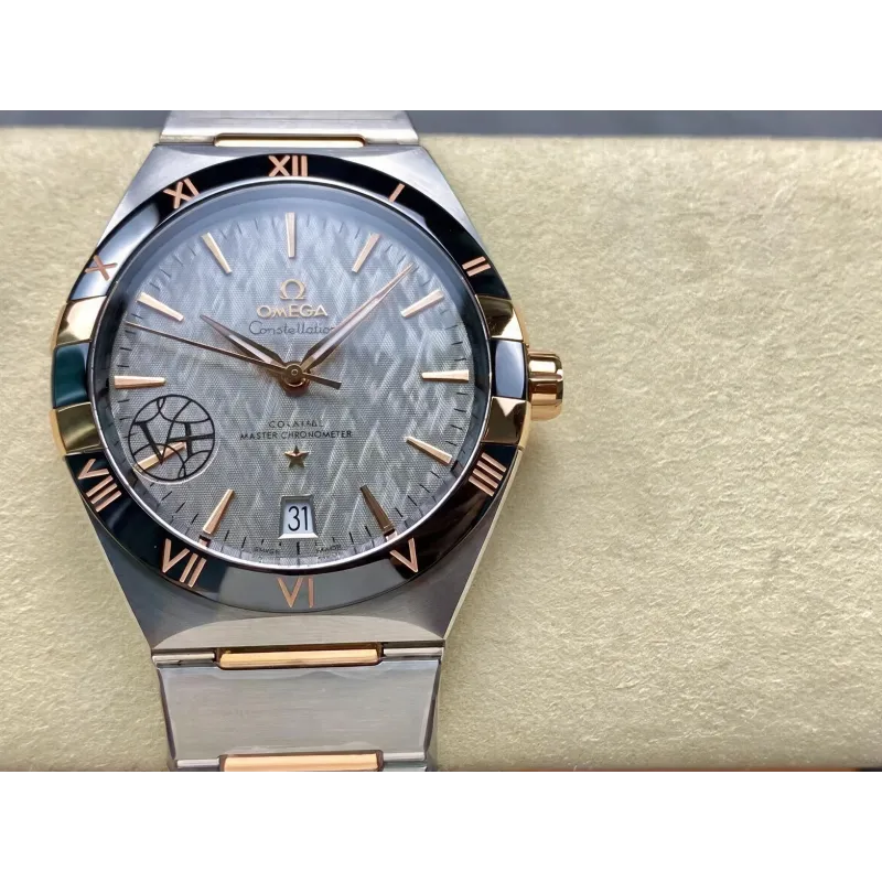 Omega Constellation 131.23.41.21.06.001 (TWO-TONE BRACELET EDITION) Replica - Quadrante Grigio
