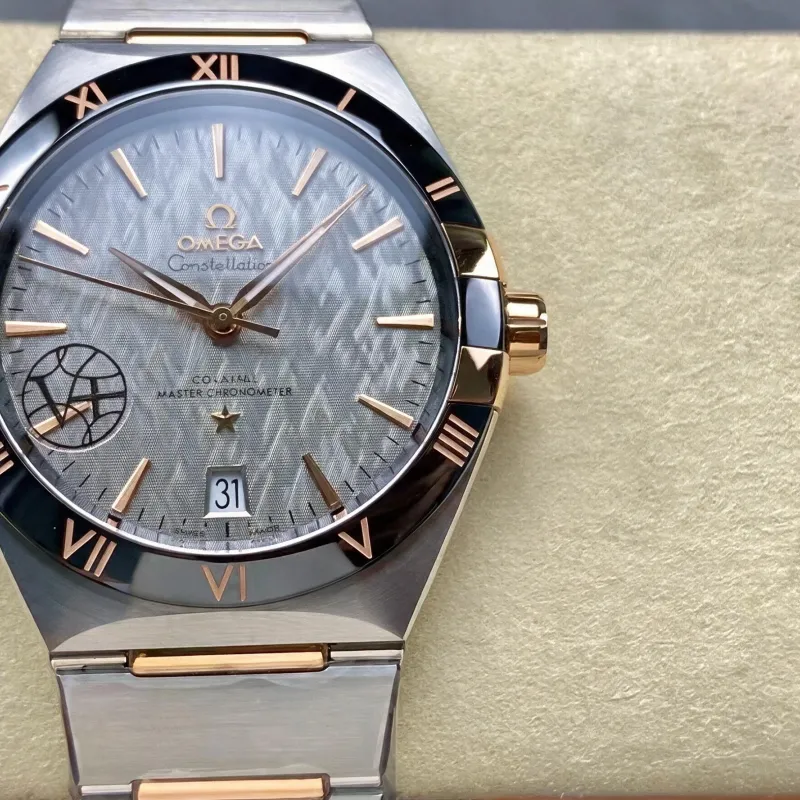 Omega Constellation 131.23.41.21.06.001 (TWO-TONE BRACELET EDITION) Replica - Quadrante Grigio