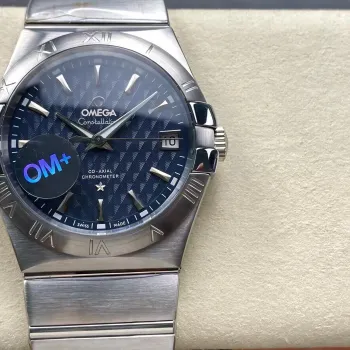 Omega Constellation 123.10.38.21.03.001 Replica - Quadrante Blu Acciaio Inossidabile
